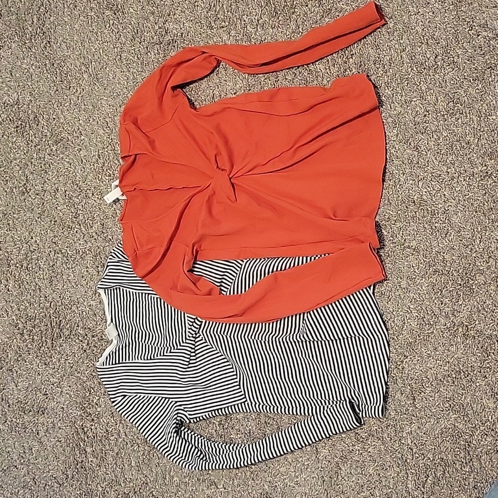 Two Maternity Shirts Size S